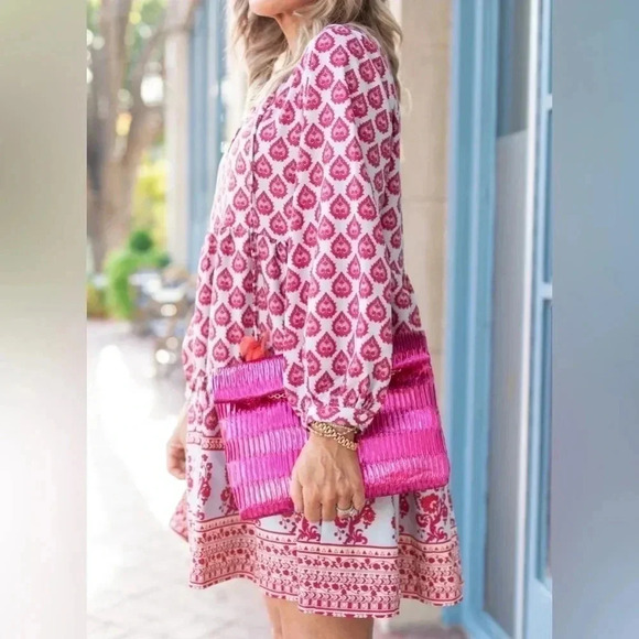 ZARA PRINTED OVERSIZED DRESS Multicolored Sz Small - Picture 14 of 14